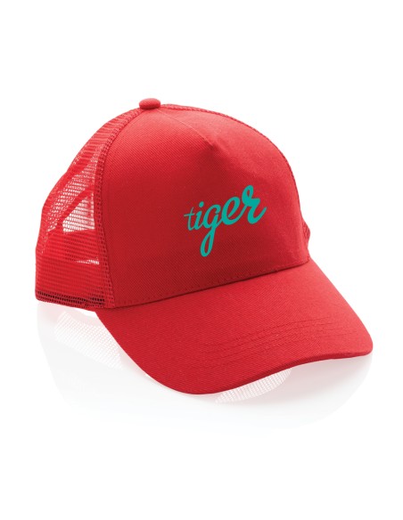 Cappellino trucker 5 pannelli in rcotton Impact AWARE™ 190gr